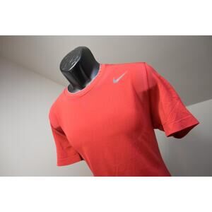 Nike Pro Gym Shirt Dri Fit Fited Short Sleeve Performance Red Mens Sz XL